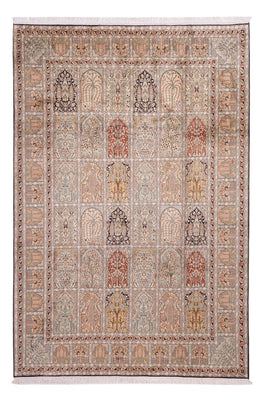 Tapis en soie - Soie du Cachemire - 315 x 214 cm - beige clair