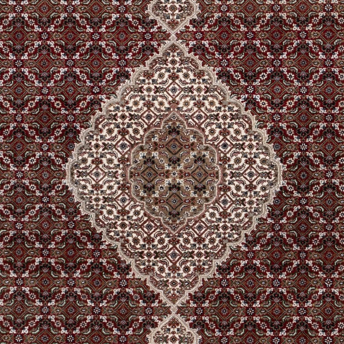 Tapis oriental - Tabriz - 256 x 205 cm - beige foncé