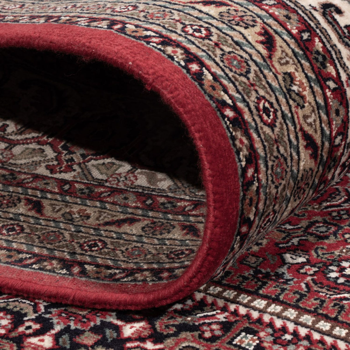 Tapis oriental - Bidjar - Indus - 304 x 251 cm - rouge foncé