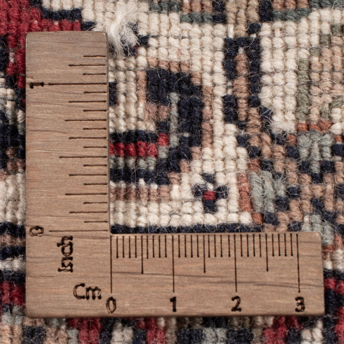 Tapis oriental - Bidjar - Indus - 304 x 251 cm - rouge foncé