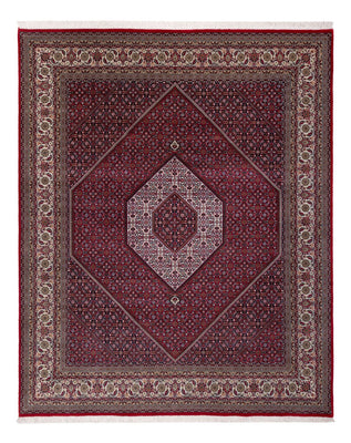 Tapis oriental - Bidjar - Indus - 300 x 247 cm - rouge foncé