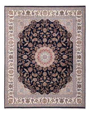 Tapis oriental - Nain - Indus - 309 x 251 cm - bleu foncé
