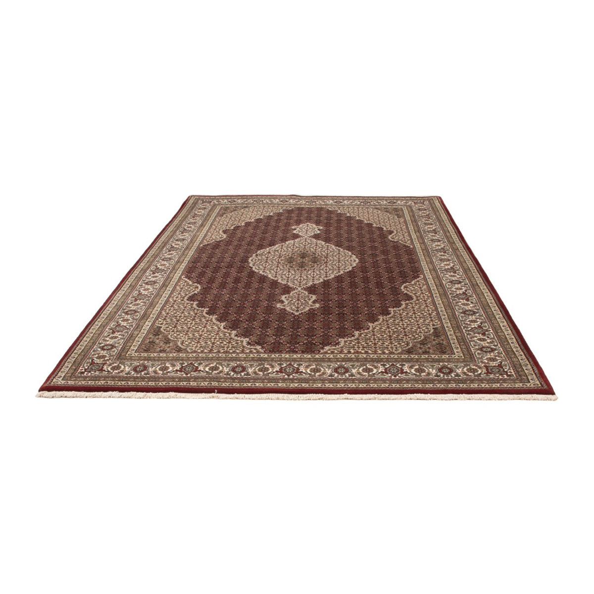 Tapis oriental - Tabriz - 275 x 185 cm - beige foncé