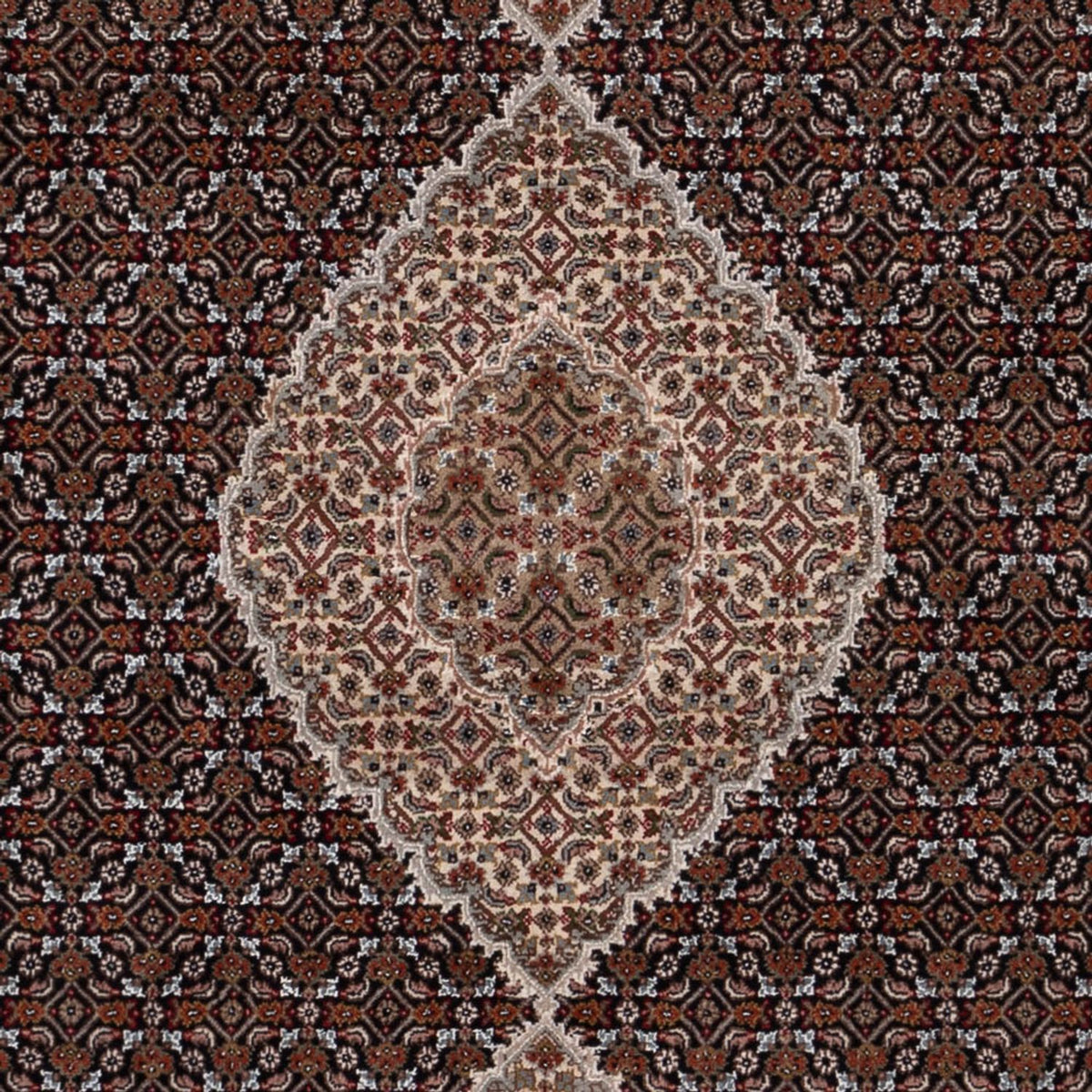 Tapis oriental - Tabriz - 259 x 203 cm - beige foncé