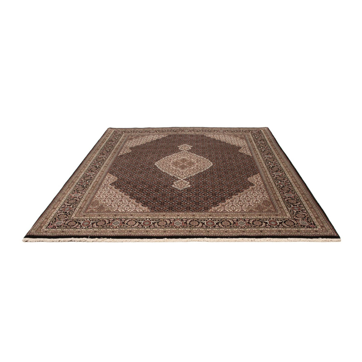 Tapis oriental - Tabriz - 259 x 203 cm - beige foncé