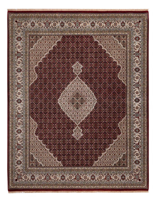 Tapis oriental - Tabriz - 257 x 202 cm - beige foncé