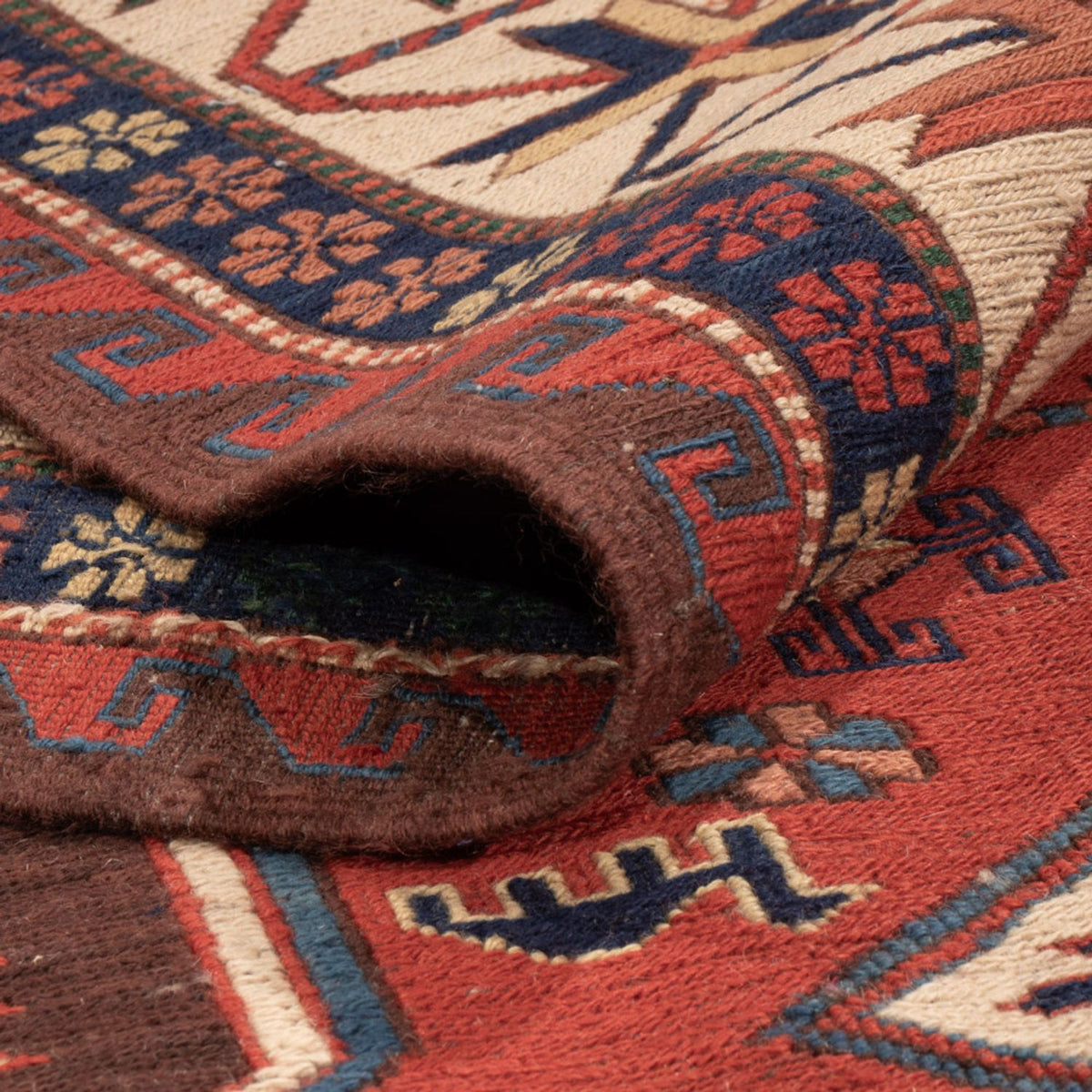 Tapis Kelim - Oriental - Soumak - 282 x 198 cm - rouge