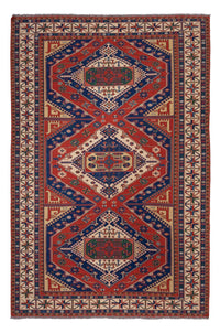 Tapis Kelim - Oriental - Soumak - 320 x 212 cm - rouge