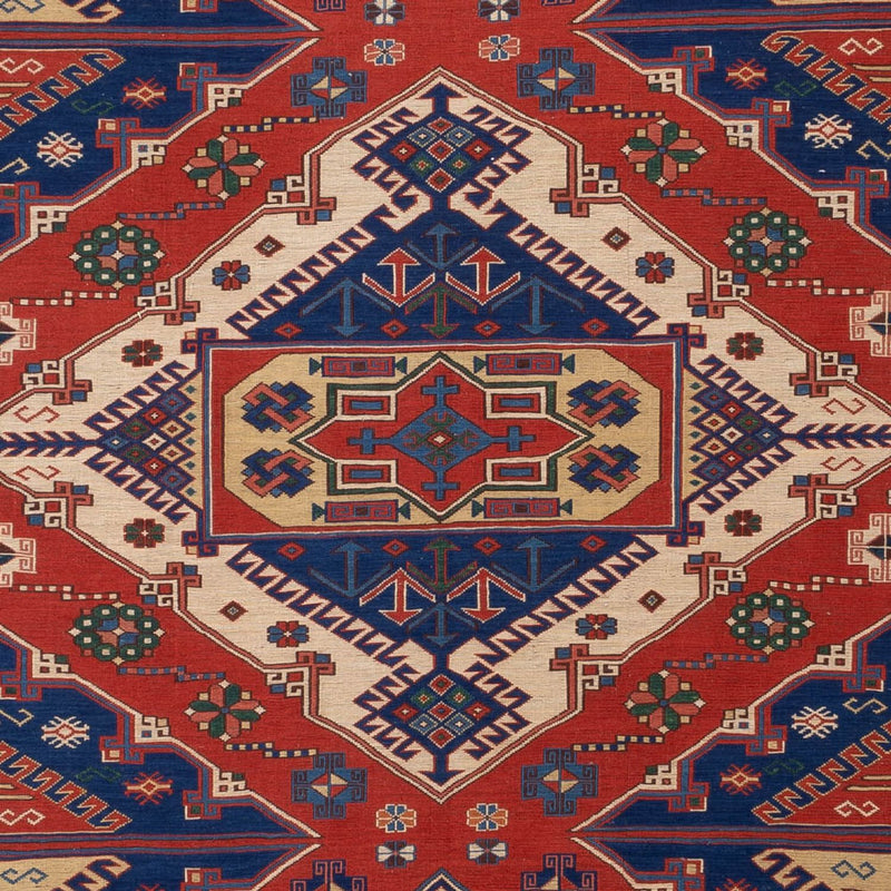 Tapis Kelim - Oriental - Soumak - 320 x 212 cm - rouge