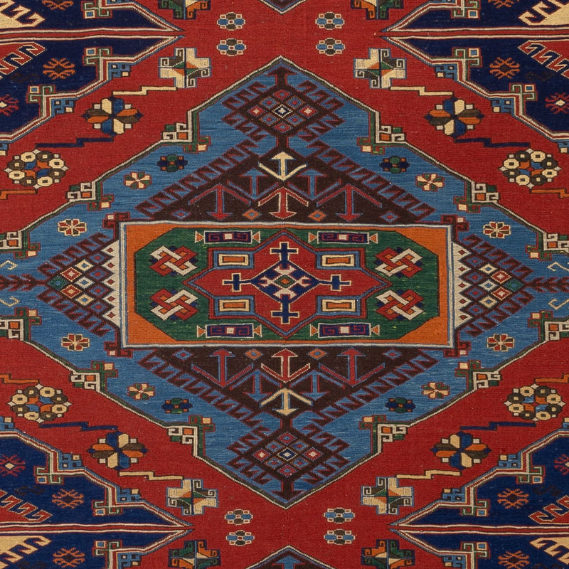 Tapis Kelim - Oriental - Soumak - 281 x 203 cm - rouge
