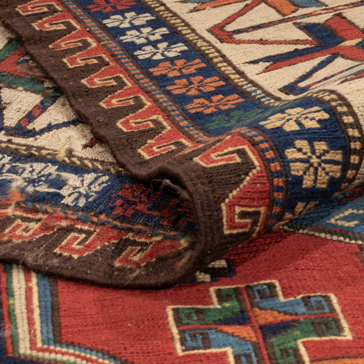 Tapis Kelim - Oriental - Soumak - 281 x 203 cm - rouge