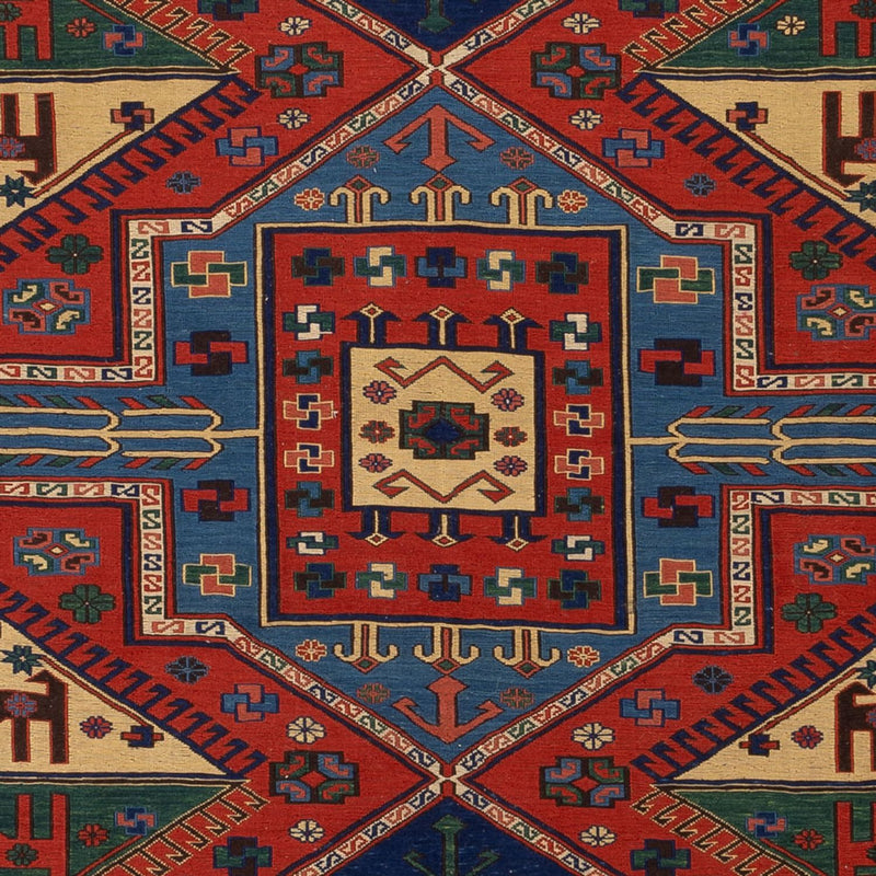 Tapis Kelim - Oriental - Soumak - 276 x 205 cm - rouge