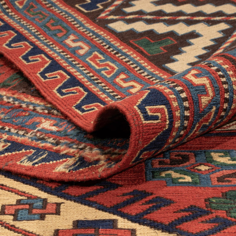 Tapis Kelim - Oriental - Soumak - 276 x 205 cm - rouge