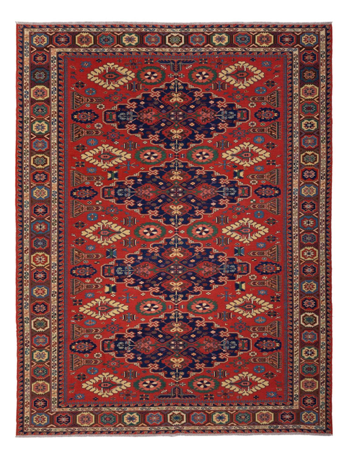 Tapis Kelim - Oriental - Soumak - 318 x 241 cm - rouge