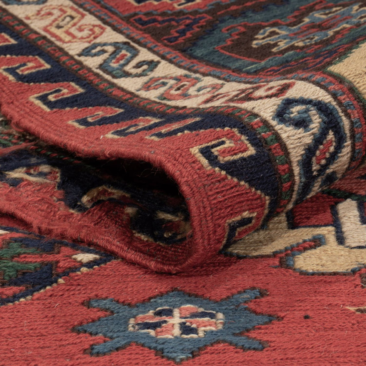 Tapis Kelim - Oriental - Soumak - 318 x 241 cm - rouge