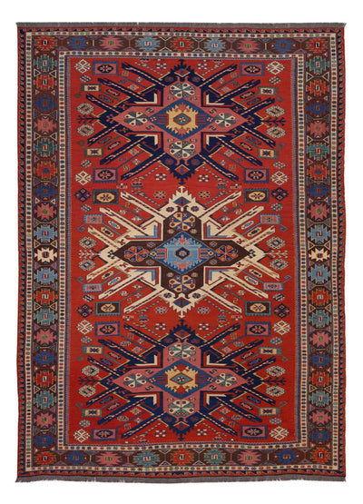 Kilim afghan Tapis 218x292cm