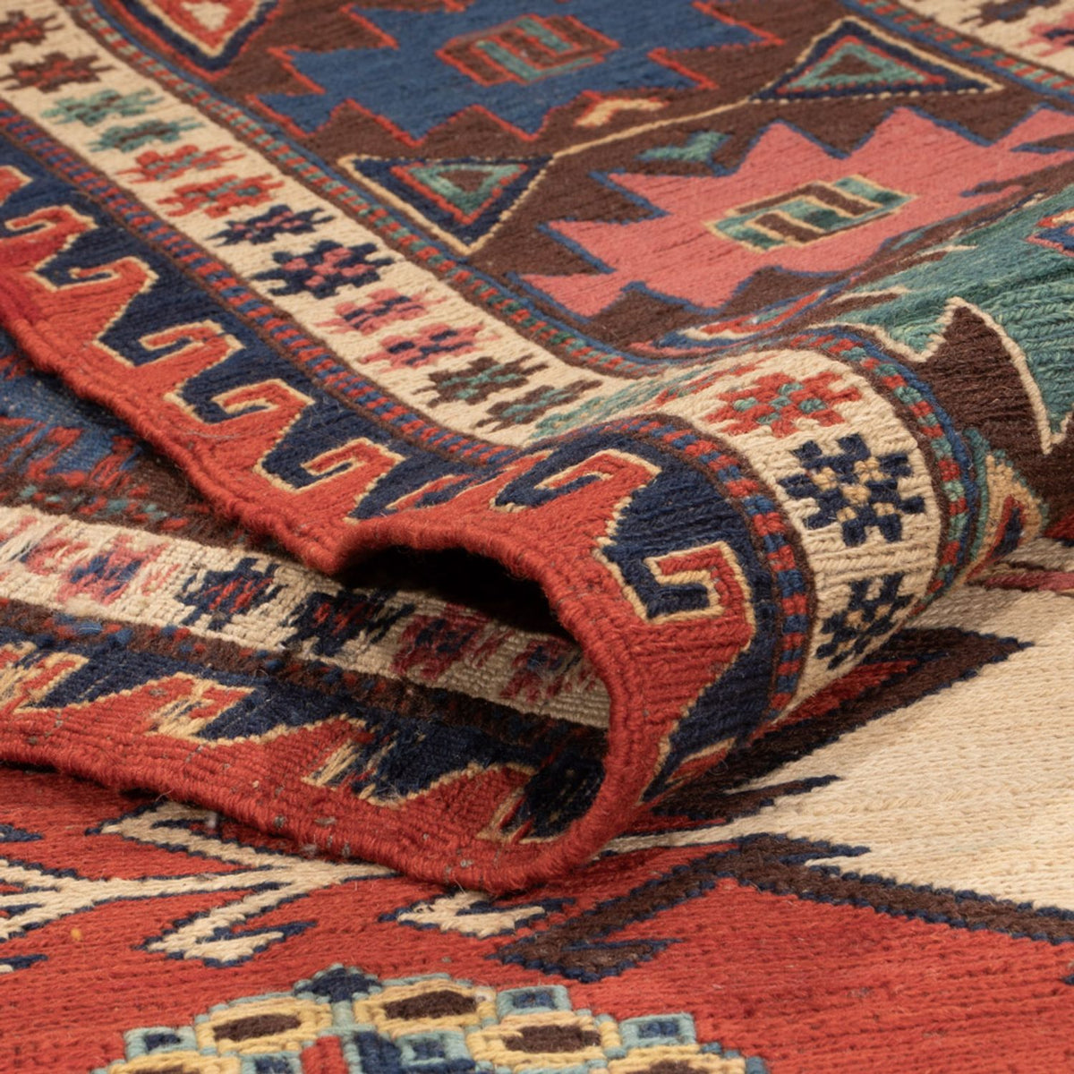 Tapis Kelim - Oriental - Soumak - 292 x 218 cm - rouge