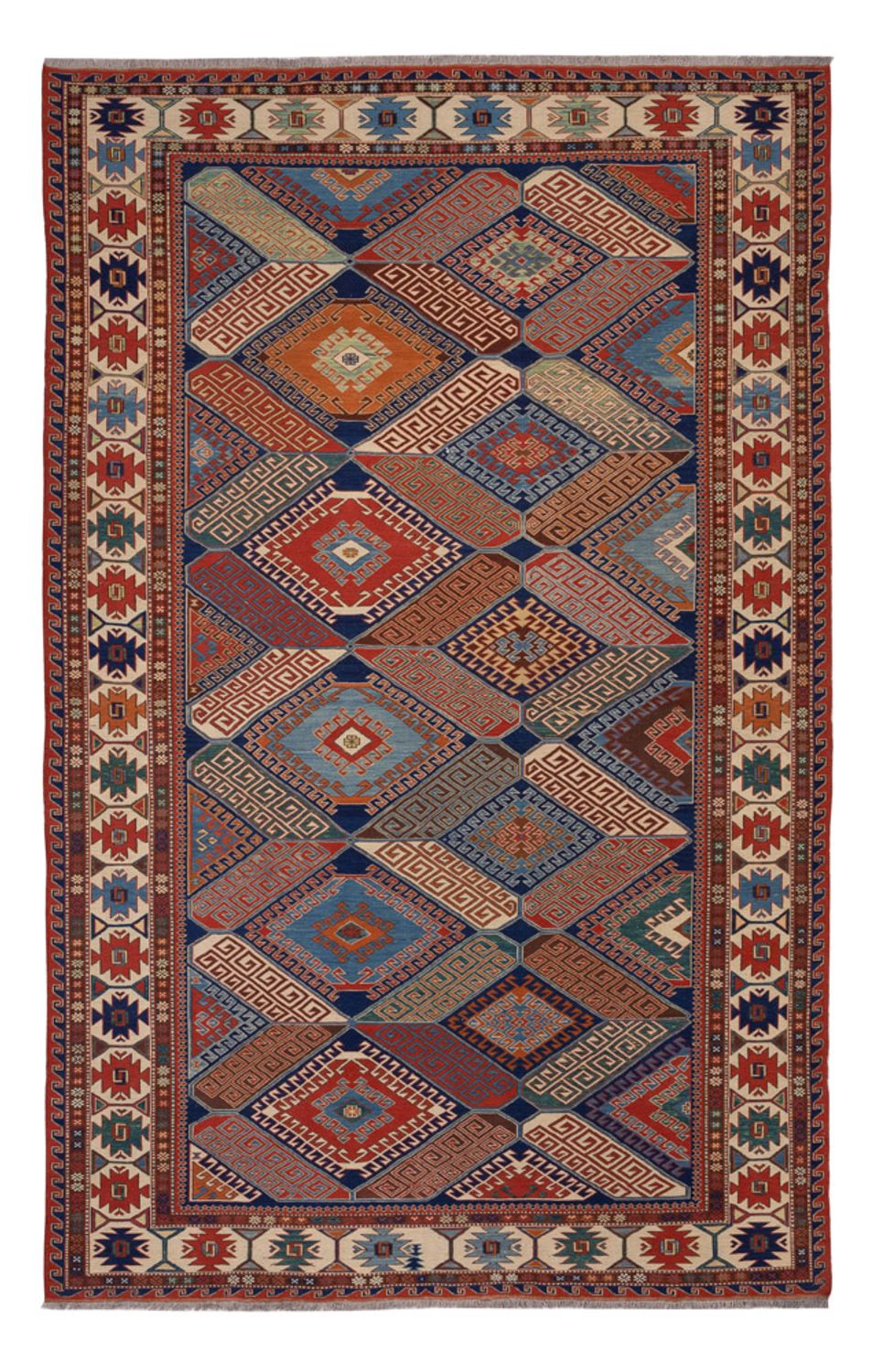 Tapis Kelim - Oriental - Soumak - 291 x 189 cm - multicolore