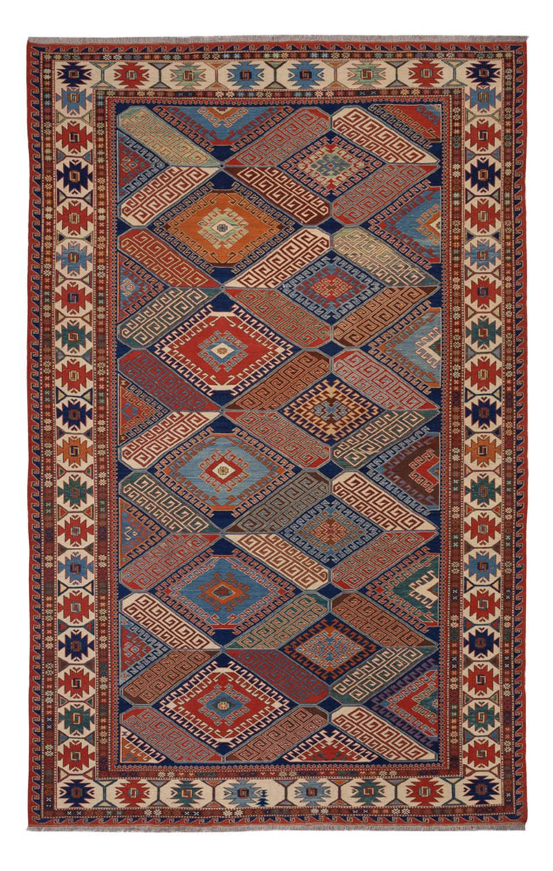 Tapis Kelim - Oriental - Soumak - 291 x 189 cm - multicolore