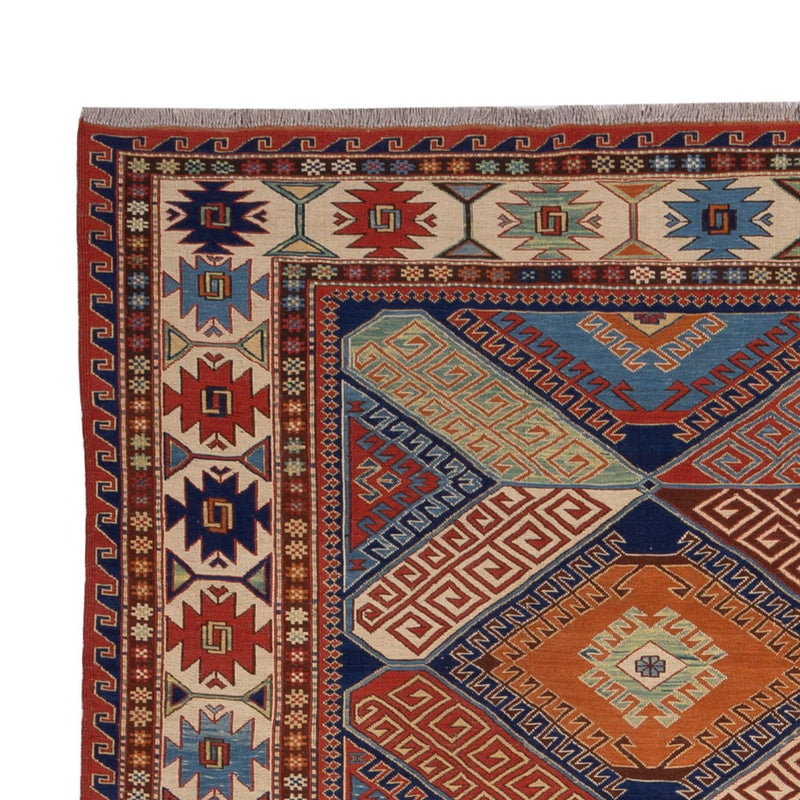 Tapis Kelim - Oriental - Soumak - 291 x 189 cm - multicolore