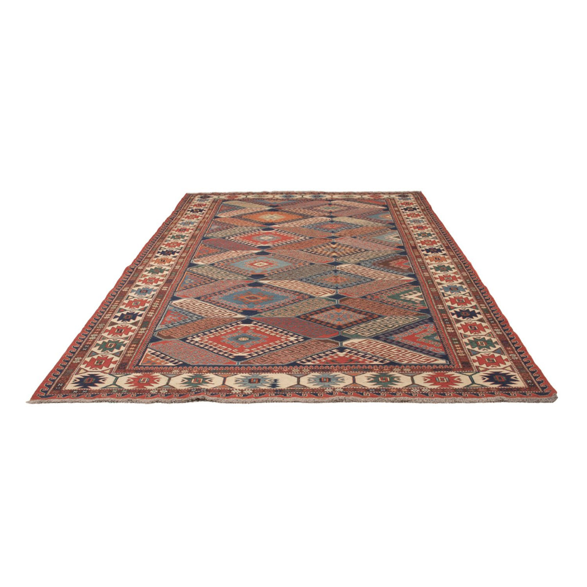Tapis Kelim - Oriental - Soumak - 291 x 189 cm - multicolore