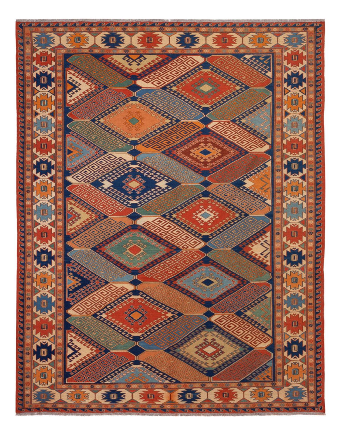 Tapis Kelim - Oriental - Soumak - 272 x 205 cm - multicolore