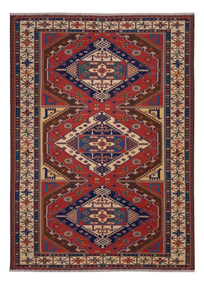 Tapis Kelim - Oriental - Soumak - 282 x 204 cm - rouge