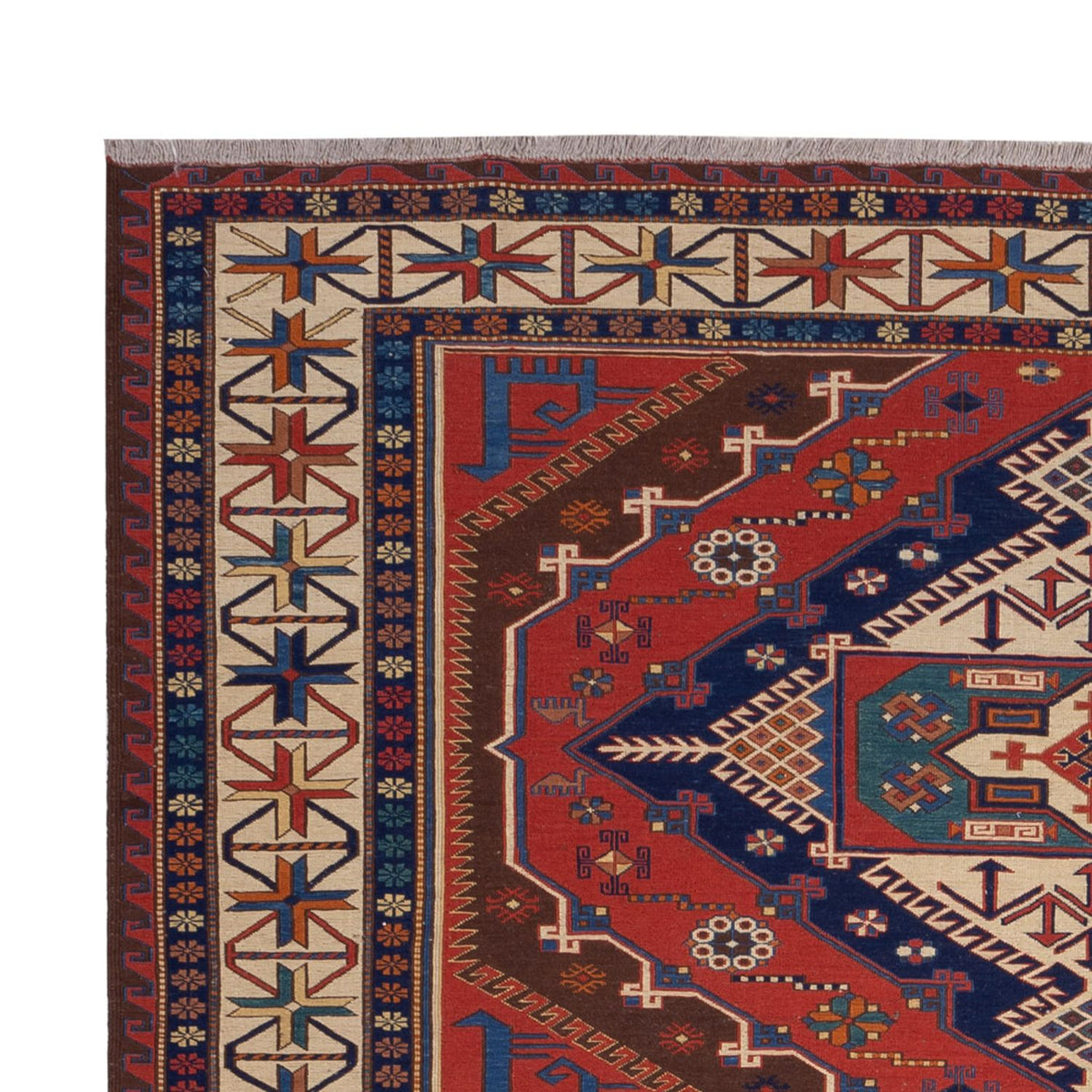 Tapis Kelim - Oriental - Soumak - 282 x 204 cm - rouge
