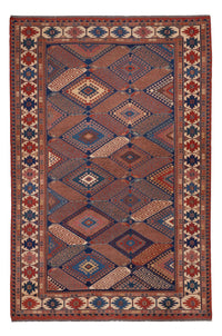 Tapis Kelim - Oriental - Soumak - 285 x 192 cm - rouille