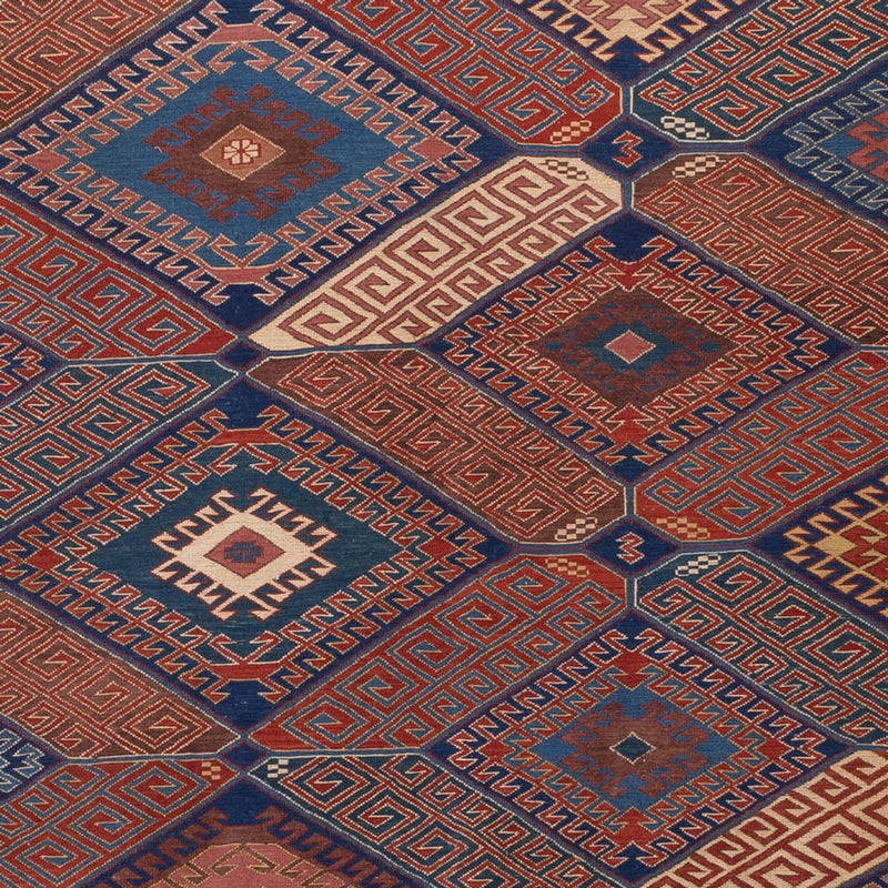Tapis Kelim - Oriental - Soumak - 285 x 192 cm - rouille