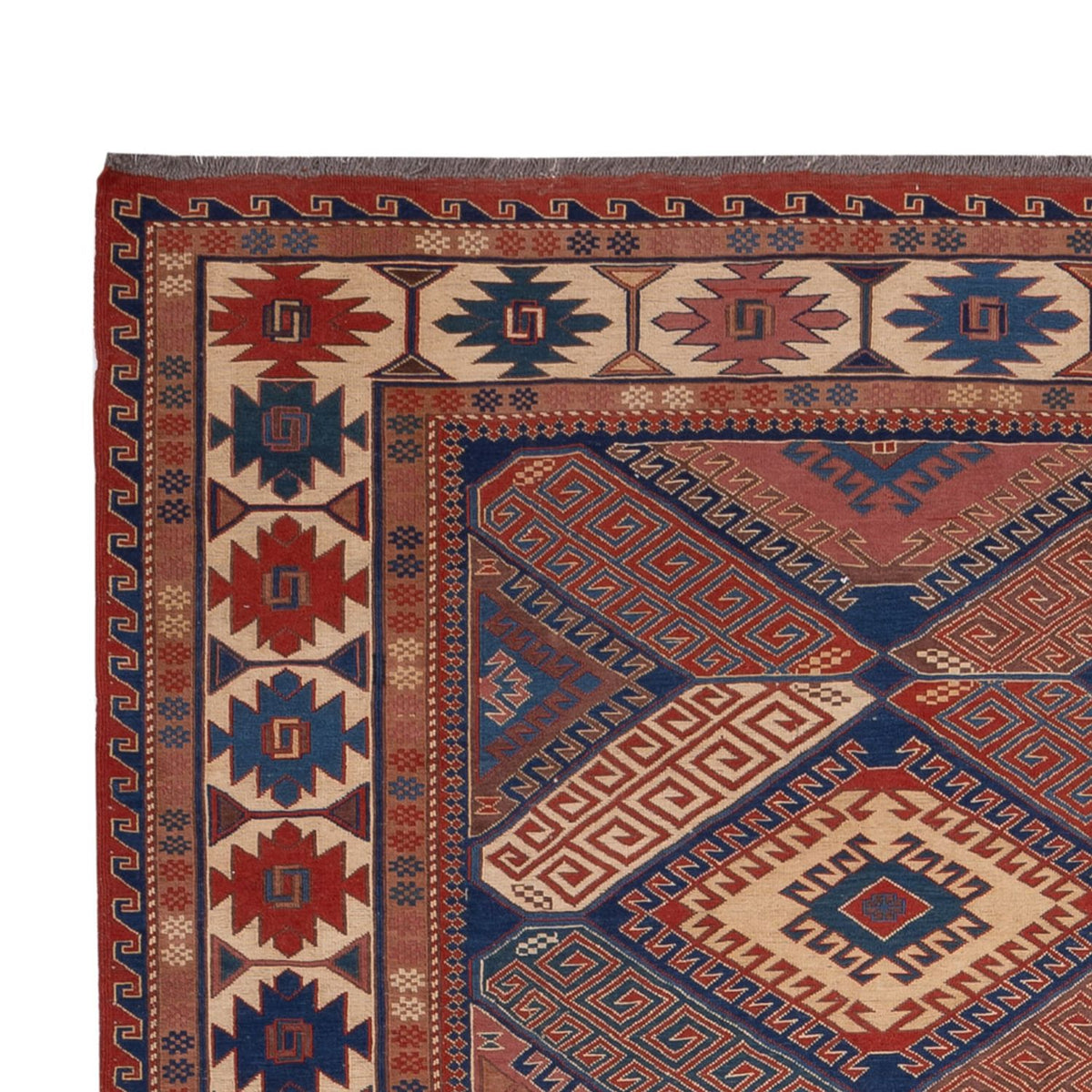 Tapis Kelim - Oriental - Soumak - 285 x 192 cm - rouille