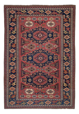 Tapis Kelim - Oriental - Soumak - 297 x 210 cm - rouille