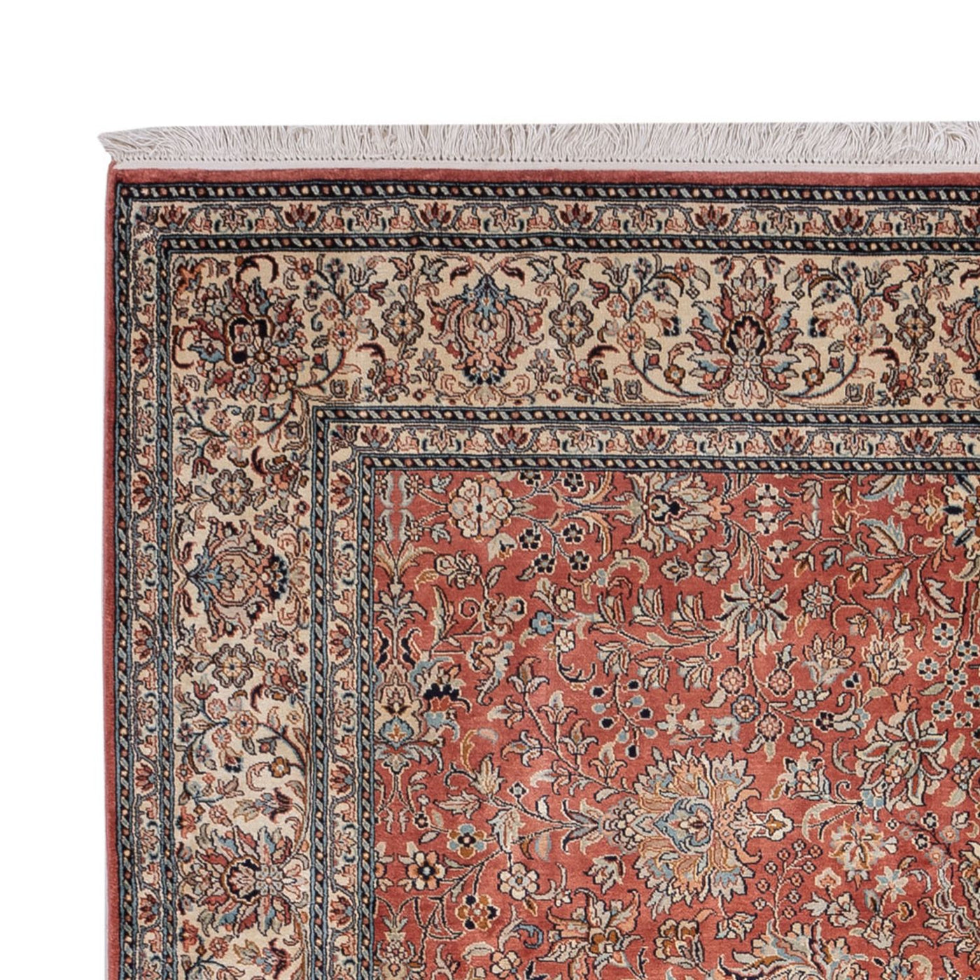 Tapis en soie du Cachemire Tapis 268x184cm - Tapis oriental
