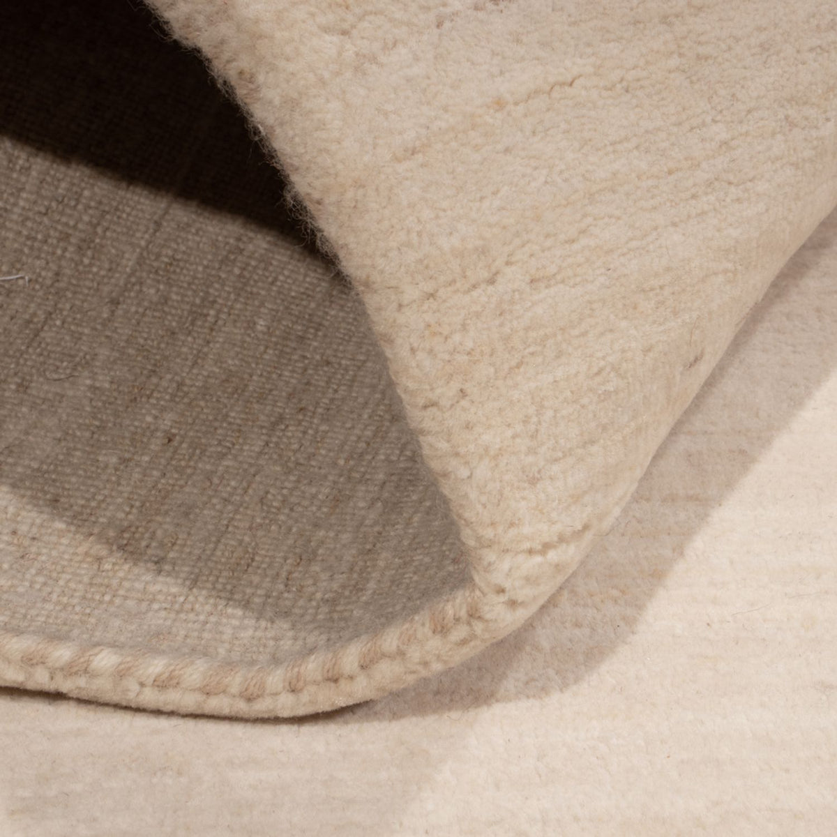 Tapis Gabbeh - Loribaft Indus - 150 x 106 cm - crème