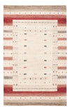 Tapis Loribaft indien Tapis 102x155cm - Tapis en laine - Rectangle / Beige / 102 x 155 cm Rectangle