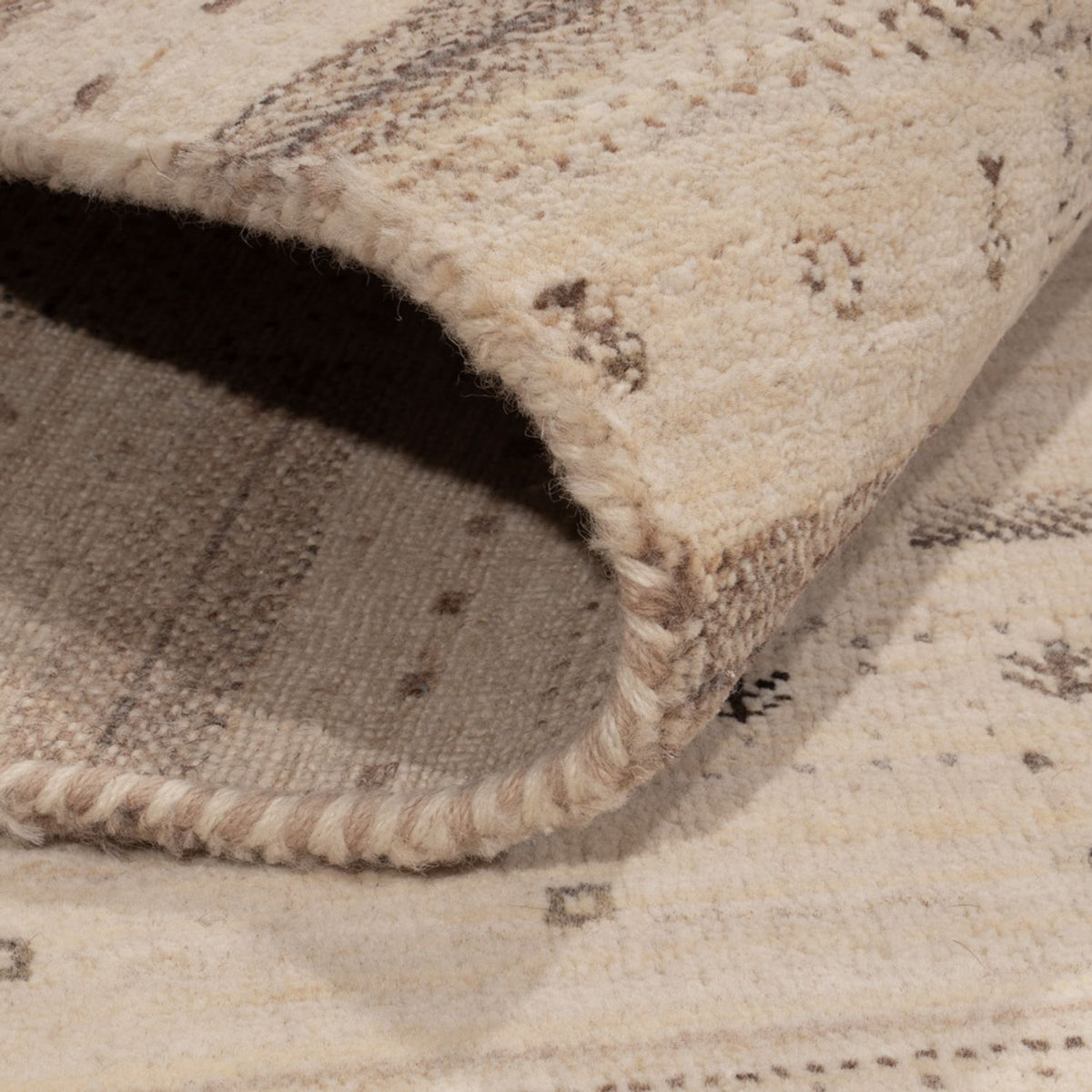 Tapis Gabbeh - Loribaft Indus - 153 x 108 cm - beige