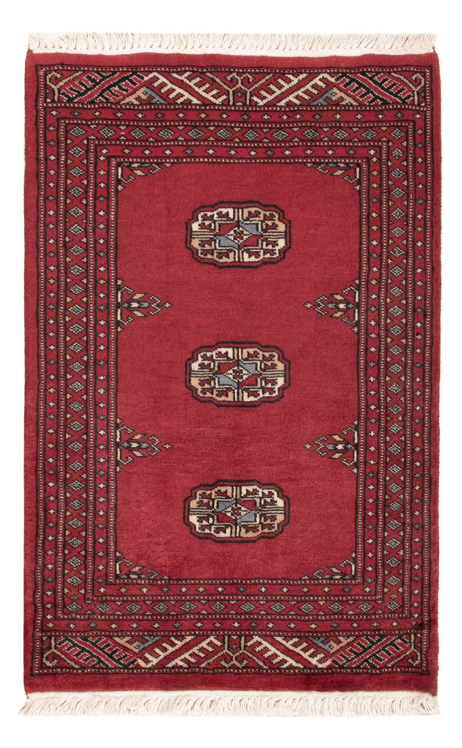 Tapis Pakistani - 90 x 61 cm - rouge