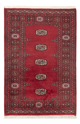 Tapis Pakistani - 132 x 89 cm - rouge