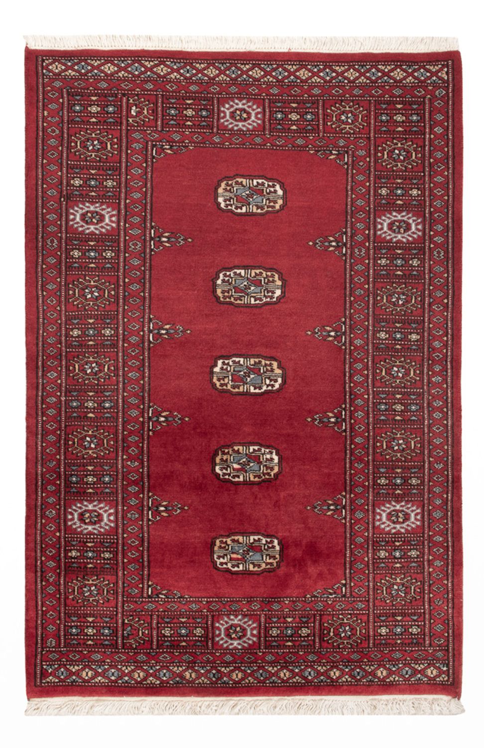 Tapis Pakistani - 132 x 89 cm - rouge