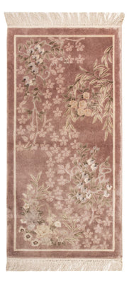 Tapis en soie - Soie chinoise - 123 x 62 cm - beige