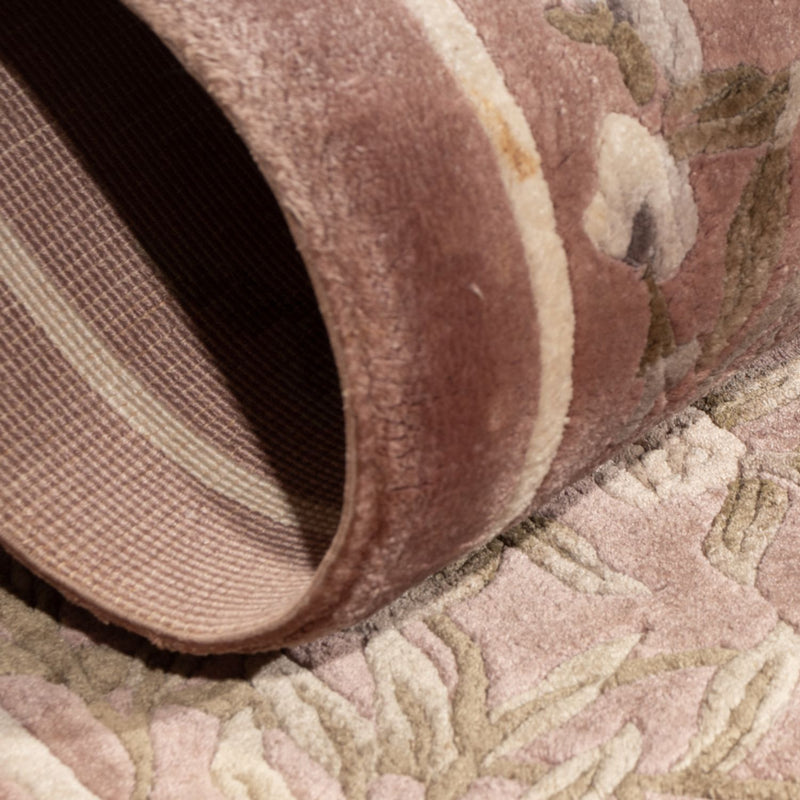 Tapis en soie - Soie chinoise - 123 x 62 cm - beige