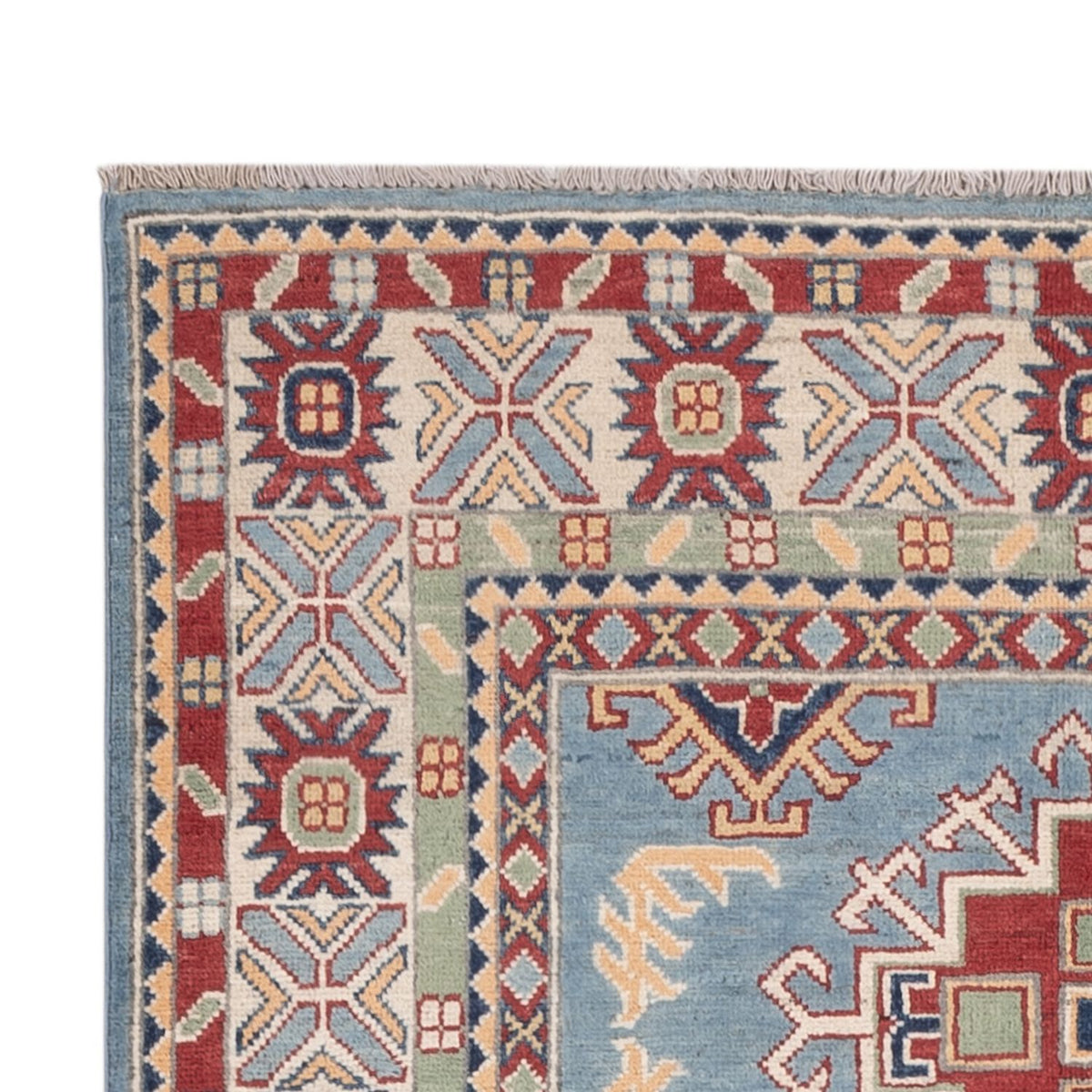 Tapis Ziegler - Kazak - 180 x 120 cm - bleu clair
