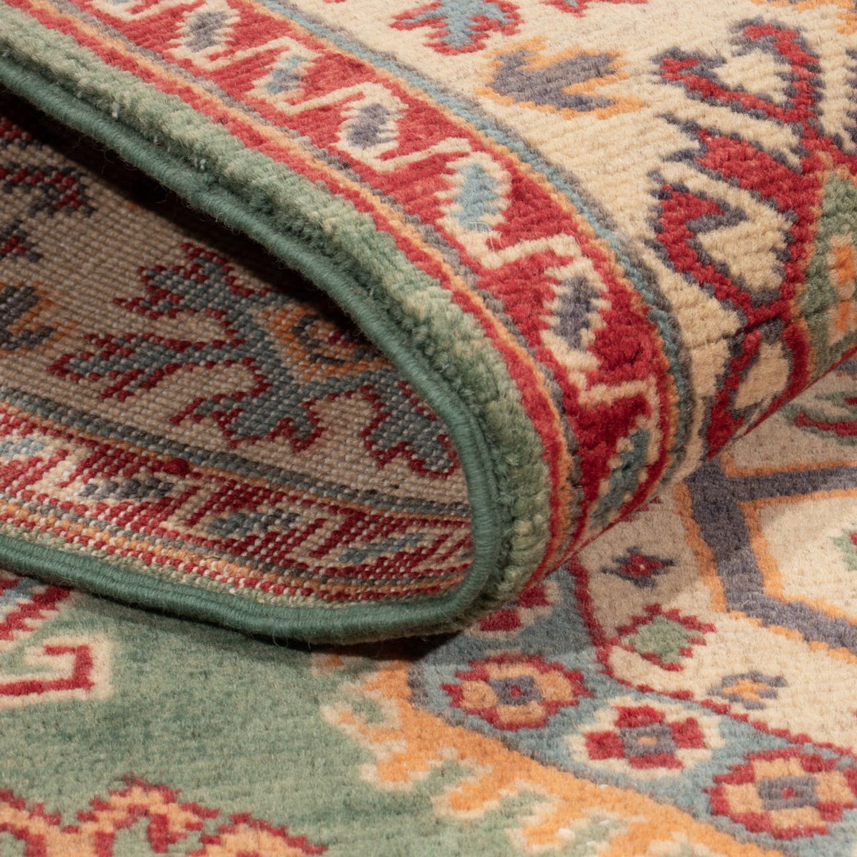 Tapis Ziegler - Kazak - 178 x 122 cm - vert