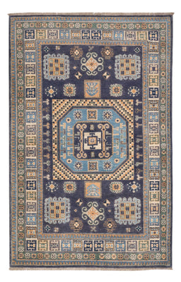 Tapis Ziegler - Kazak - 180 x 117 cm - bleu foncé