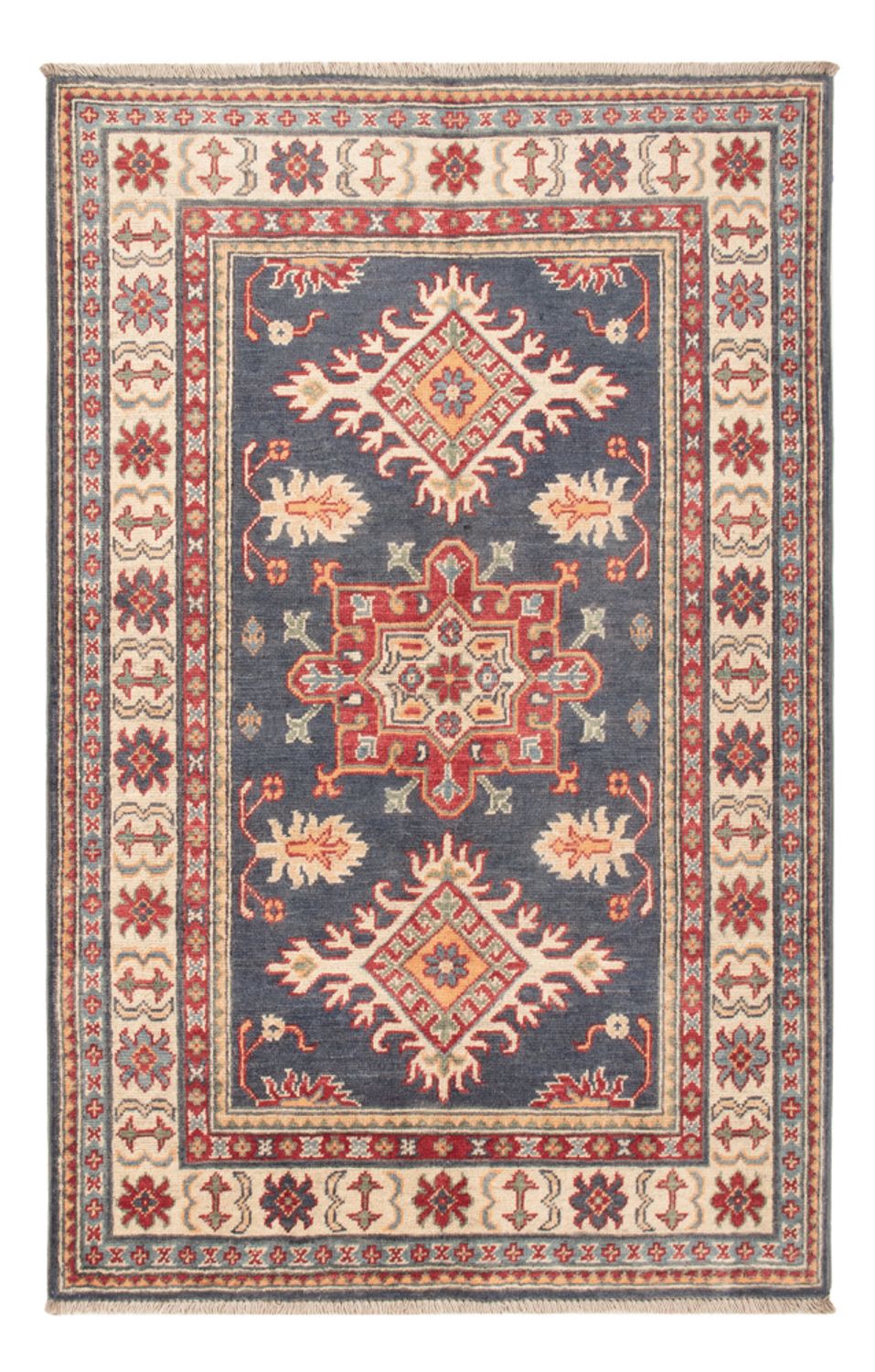 Tapis Ziegler - Kazak - 148 x 97 cm - bleu foncé