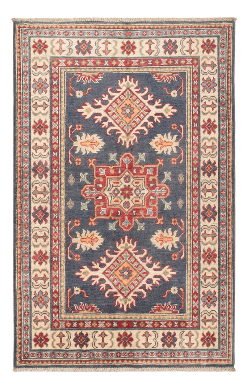 Tapis Ziegler - Kazak - 148 x 97 cm - bleu foncé
