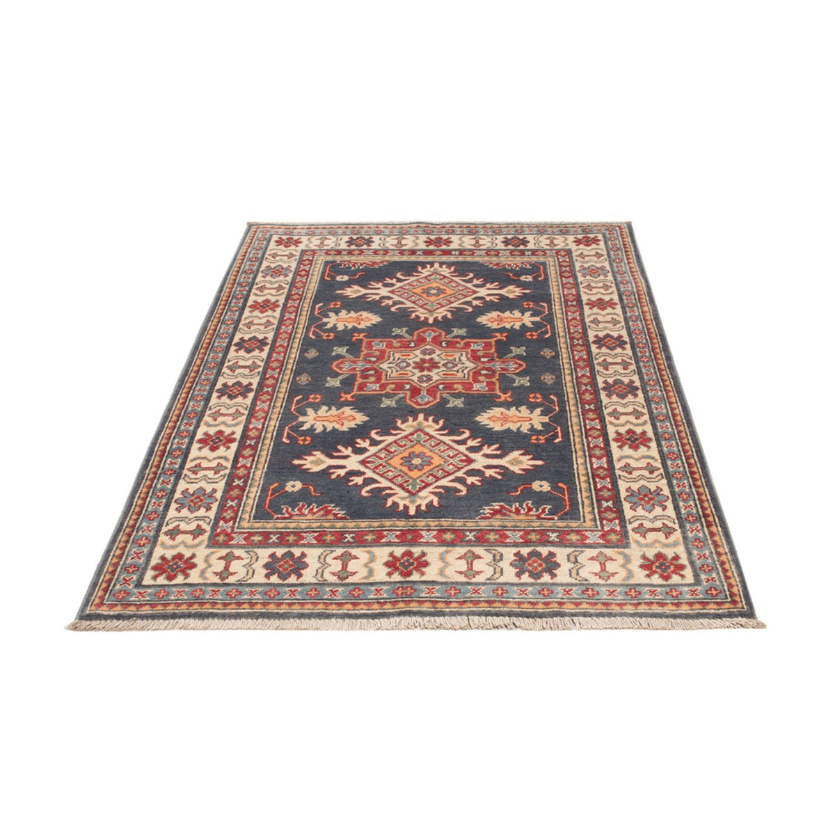 Tapis Ziegler - Kazak - 148 x 97 cm - bleu foncé