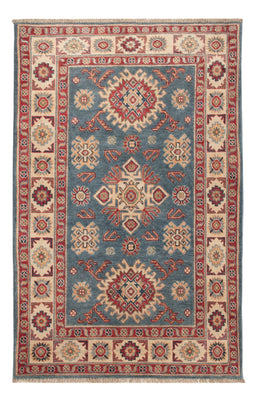 Tapis Ziegler - Kazak - 154 x 101 cm - bleu