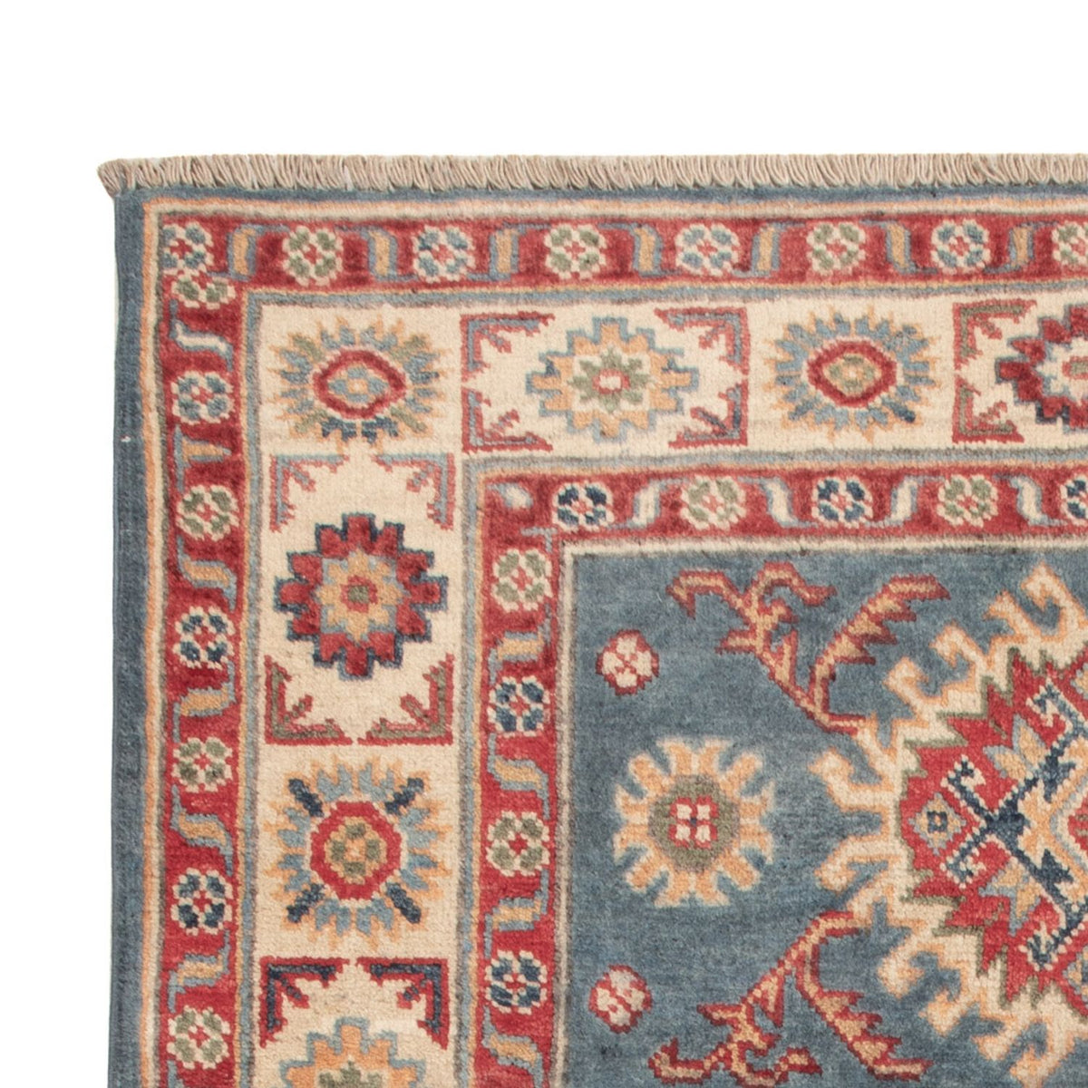 Tapis Ziegler - Kazak - 154 x 101 cm - bleu