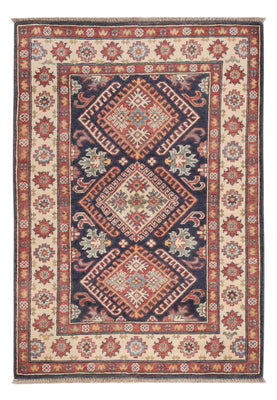 Tapis Ziegler - Kazak - 147 x 99 cm - bleu foncé